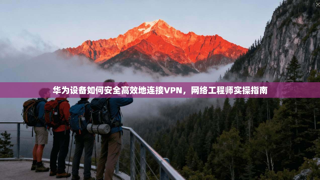 华为设备如何安全高效地连接VPN，网络工程师实操指南