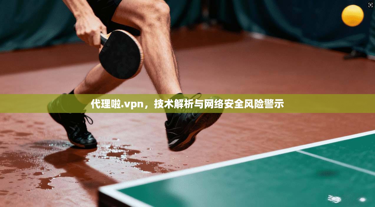 代理啦.vpn，技术解析与网络安全风险警示
