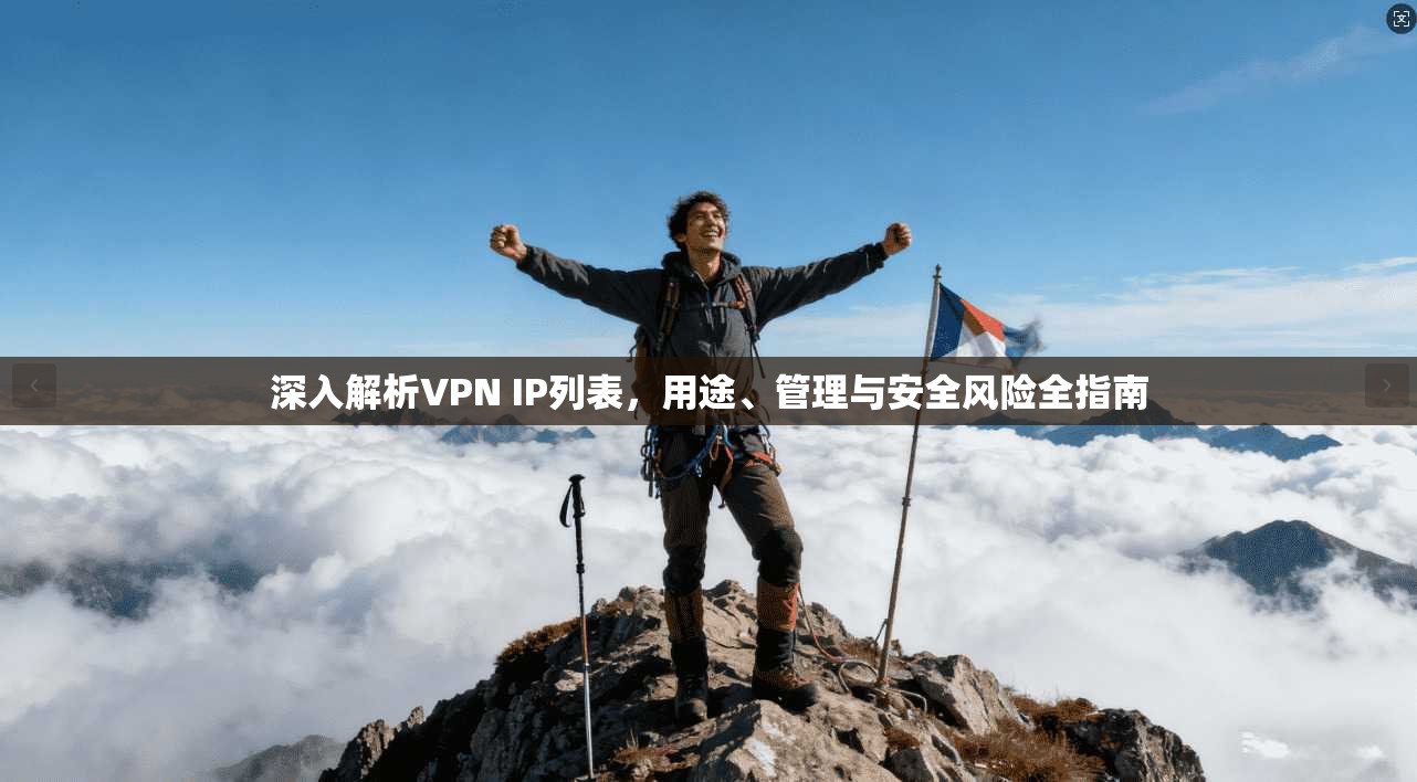 深入解析VPN IP列表，用途、管理与安全风险全指南