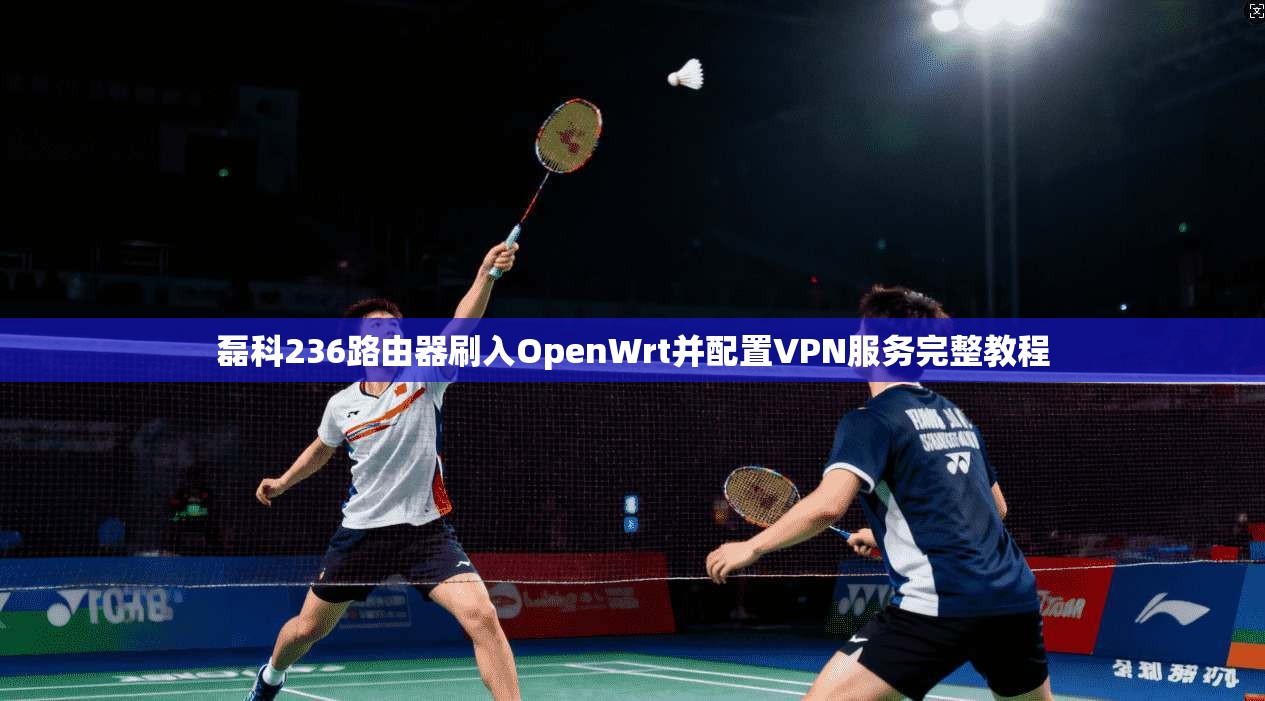 磊科236路由器刷入OpenWrt并配置VPN服务完整教程