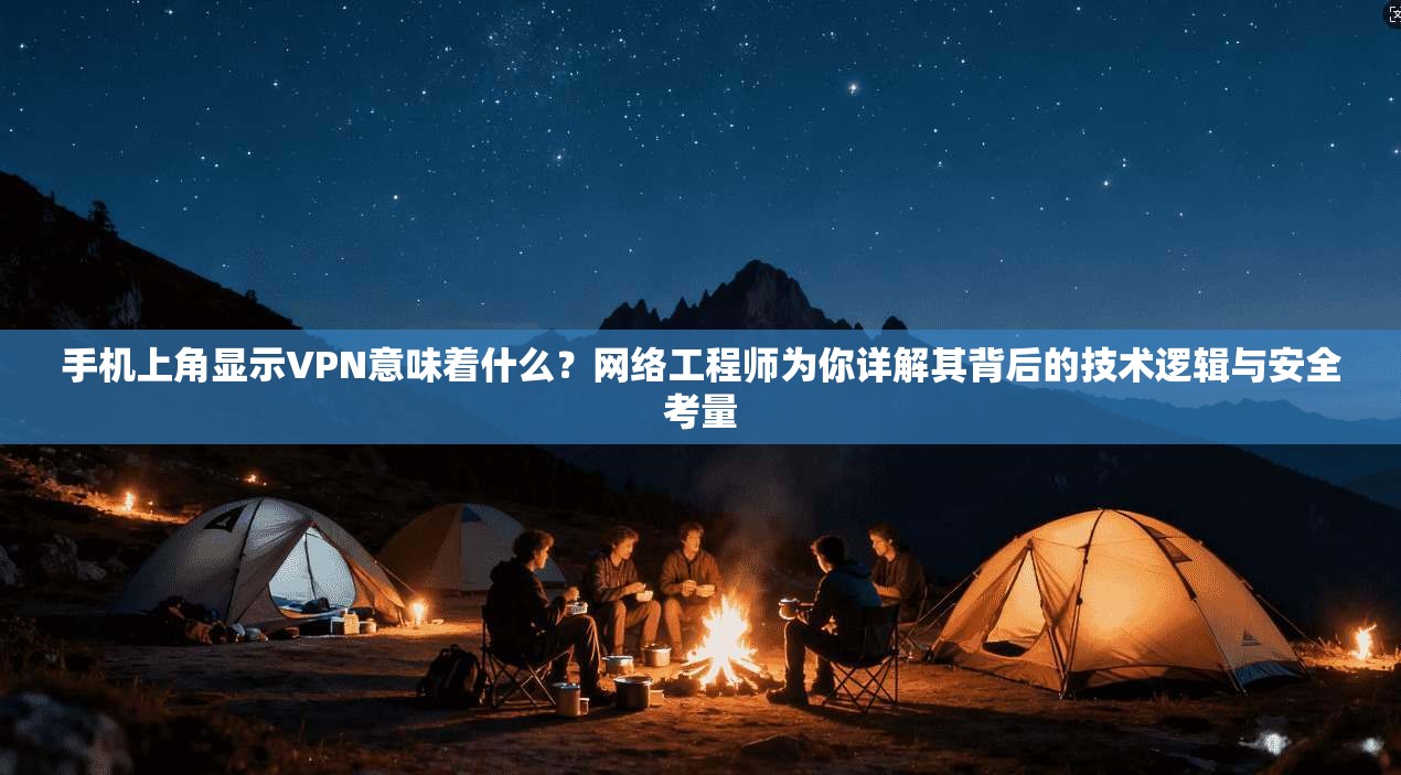 手机上角显示VPN意味着什么？网络工程师为你详解其背后的技术逻辑与安全考量