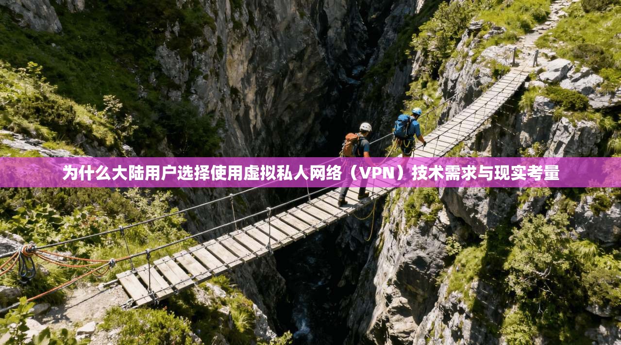 为什么大陆用户选择使用虚拟私人网络（VPN）技术需求与现实考量