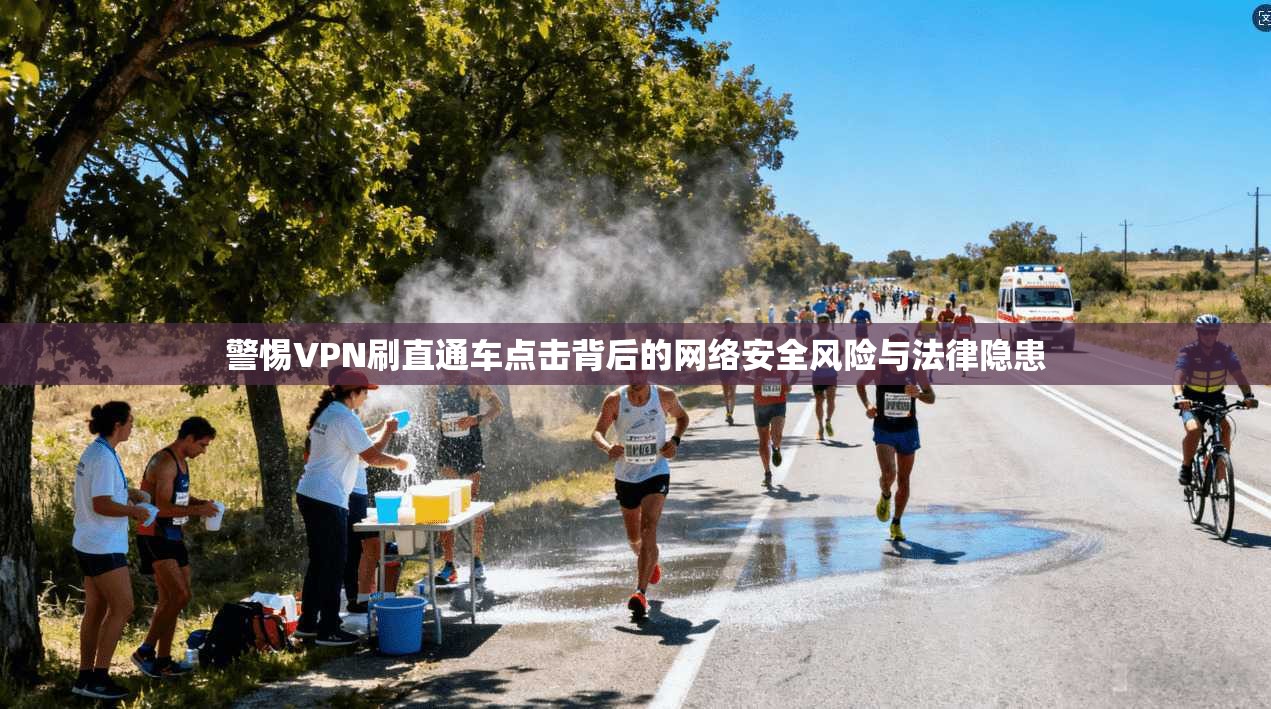 警惕VPN刷直通车点击背后的网络安全风险与法律隐患