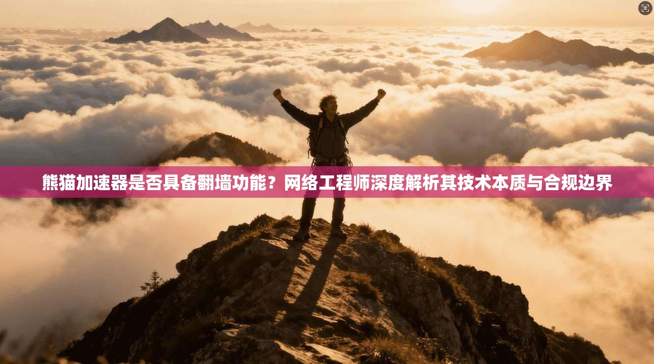 熊猫加速器是否具备翻墙功能？网络工程师深度解析其技术本质与合规边界