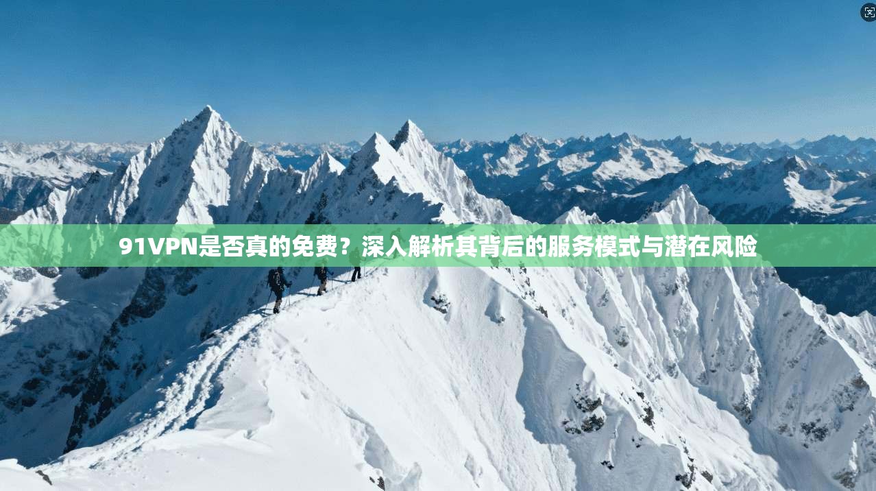 91VPN是否真的免费？深入解析其背后的服务模式与潜在风险