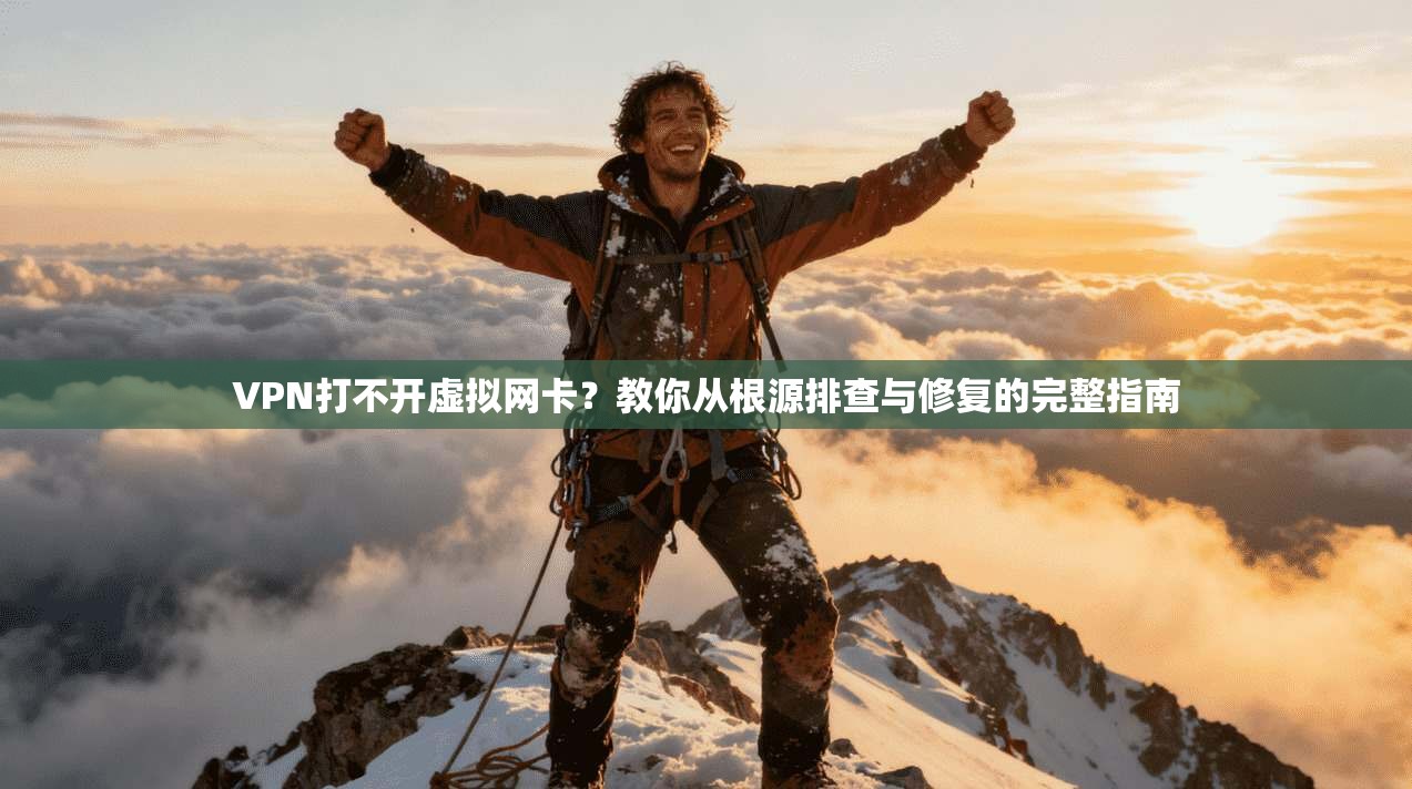 VPN打不开虚拟网卡？教你从根源排查与修复的完整指南
