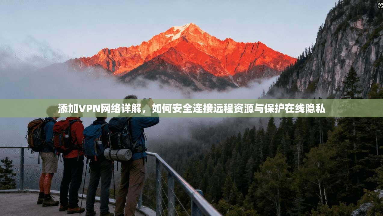 添加VPN网络详解，如何安全连接远程资源与保护在线隐私