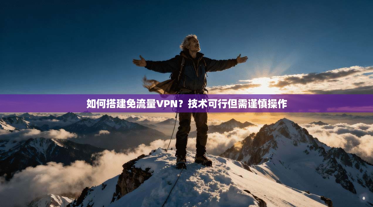 如何搭建免流量VPN？技术可行但需谨慎操作