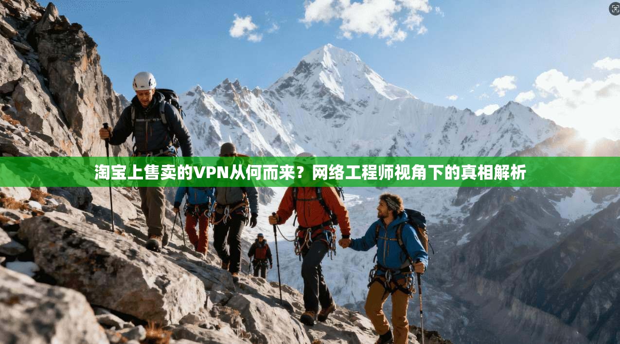 淘宝上售卖的VPN从何而来？网络工程师视角下的真相解析