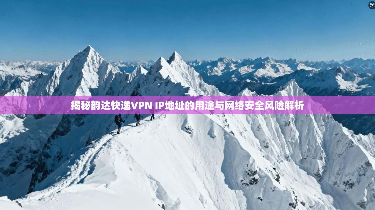 揭秘韵达快递VPN IP地址的用途与网络安全风险解析