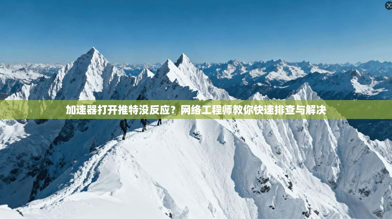 加速器打开推特没反应？网络工程师教你快速排查与解决