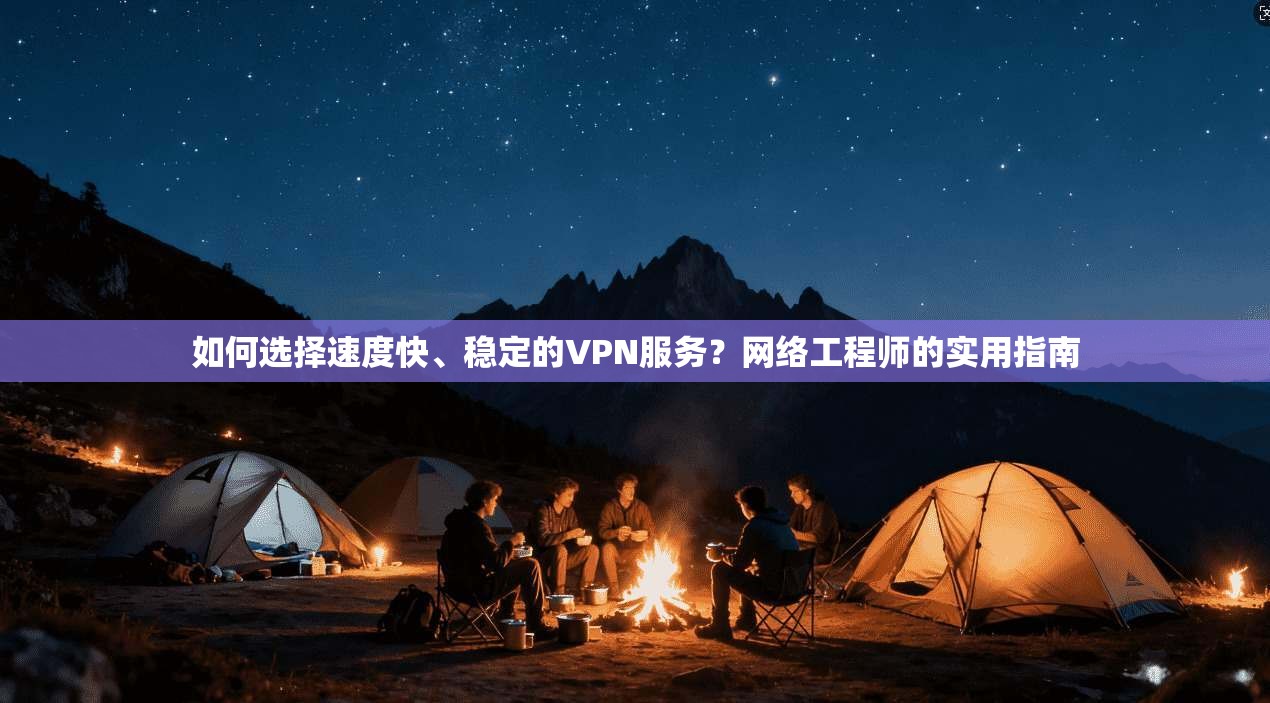 如何选择速度快、稳定的VPN服务？网络工程师的实用指南
