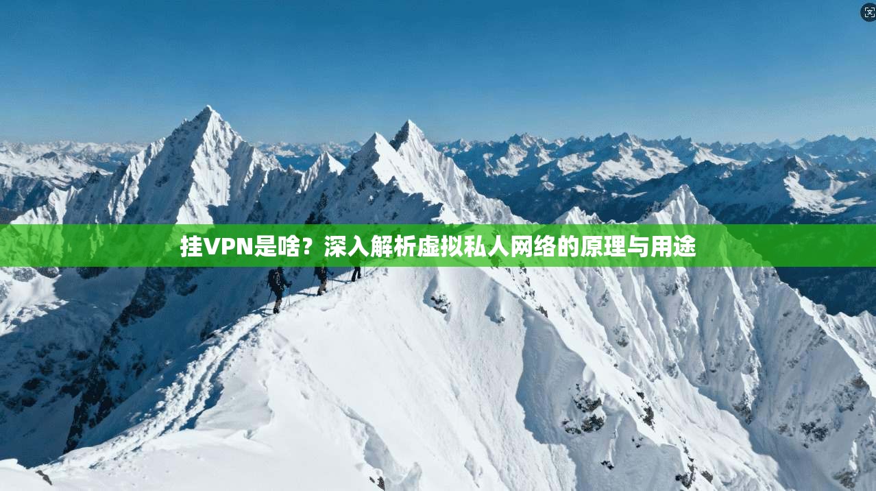 挂VPN是啥？深入解析虚拟私人网络的原理与用途