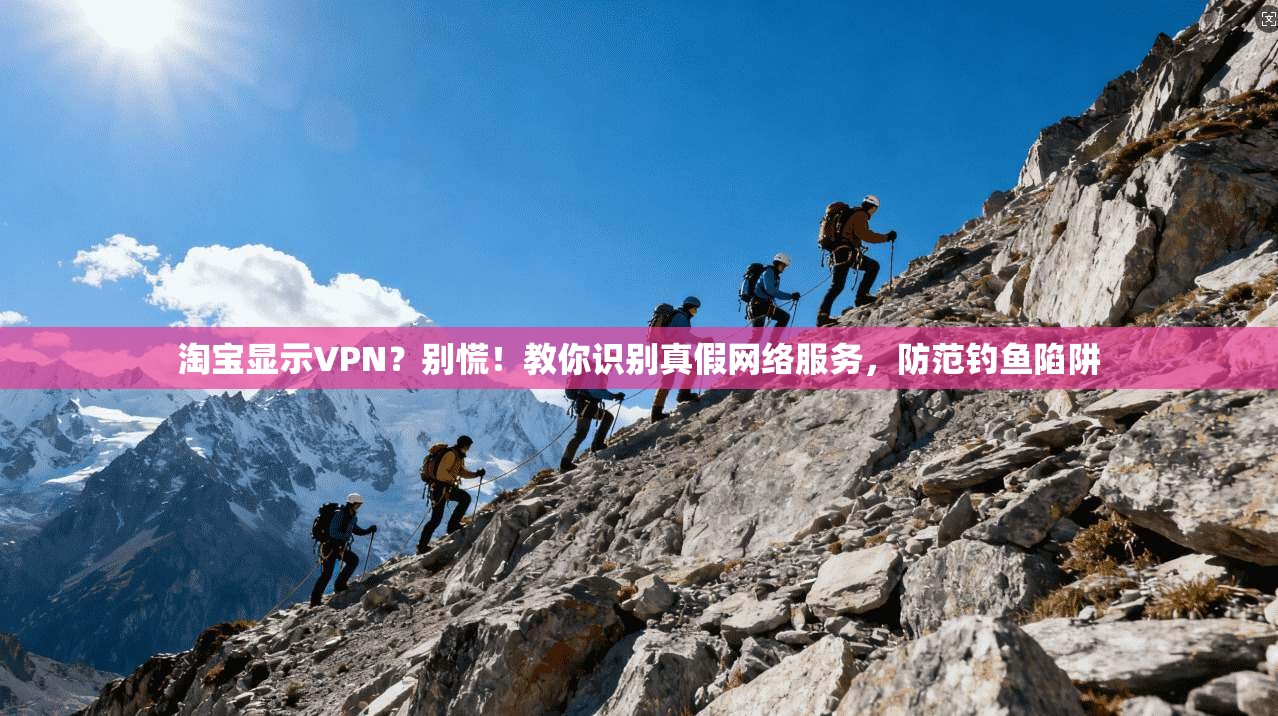 淘宝显示VPN?别慌!教你识别真假网络服务,防范钓鱼陷阱