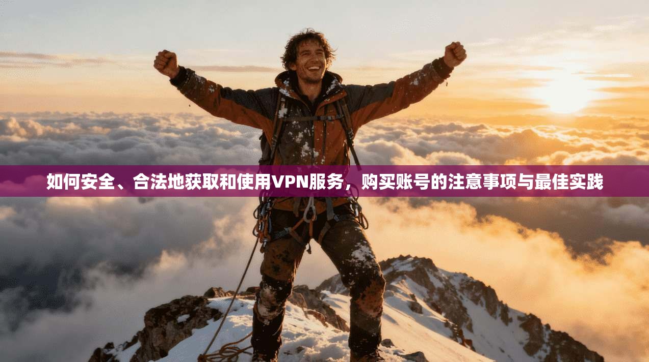 如何安全、合法地获取和使用VPN服务，购买账号的注意事项与最佳实践