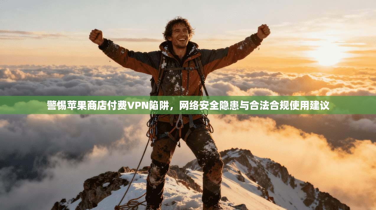 警惕苹果商店付费VPN陷阱，网络安全隐患与合法合规使用建议